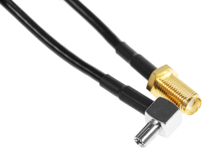 Кабель РЭМО 0.14м, 24AWG,  медь,  одножильный,  1 шт,  черный