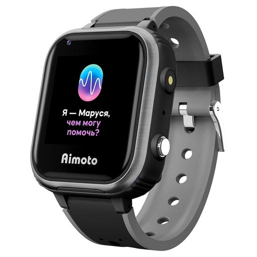 Смарт-часы Кнопка Жизни Aimoto Маруся IQ 4G, 1.44", черный/черный [8108802]