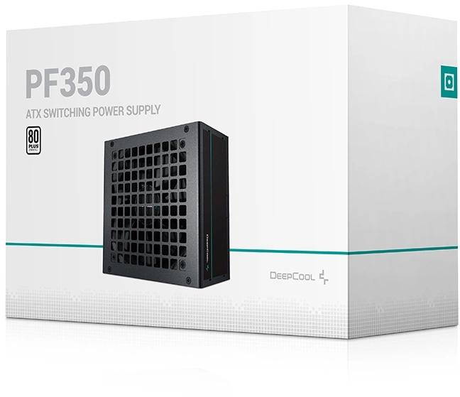 Блок питания Deepcool ATX 350W PF350 80+ white (20+4pin) APFC 120mm fan 6xSATA RTL