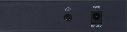 Коммутатор HiWatch DS-S1008P 8x100Мбит/с 2x1Гбит/с 8PoE 8PoE+ 60W неуправляемый