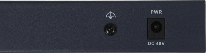 Коммутатор HiWatch DS-S1008P 8x100Мбит/с 2x1Гбит/с 8PoE 8PoE+ 60W неуправляемый
