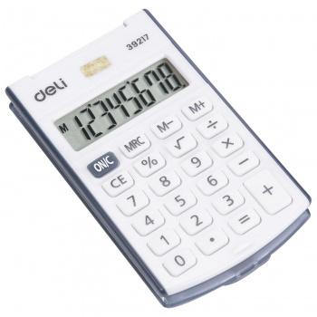 Калькулятор DELI E39217/BLUE, 8-разрядный, синий