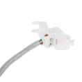 Rexant 05-1052 Модуль Keystone Jack RJ-45 8P8C UTP, CAT 6, тип 180 градусов, самозажимной, белый