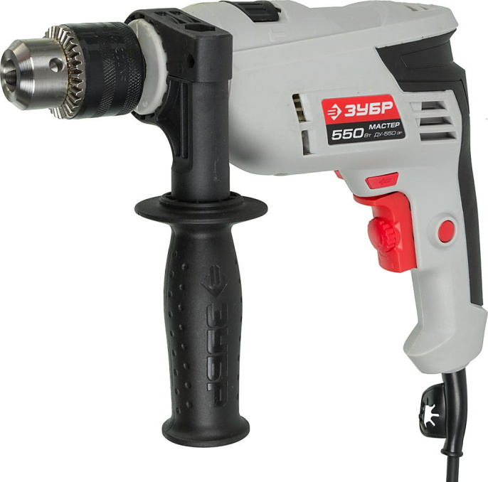 Дрель ударная Зубр ДУ-550 ЭР 550Вт патрон:кулачковый реверс