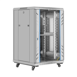 Шкаф телекоммуникационный 19" напольный 18U ExeGate EC-FS-18U.600.600.G.GREY 19”, 18U, 600x600x987mm ШхГхВ , передняя дверь закаленное стекло, задняя перфорированная дверь, EX300401RUS