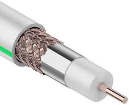 Кабель коаксиальный PROCONNECT SAT 703, 100м, белый [01-2431-6]