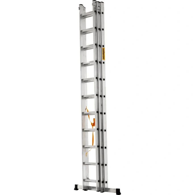 Трехсекционная лестница 11 ступеней Inforce 3x11 ЛП-03-11