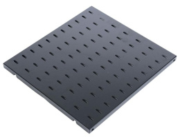 Полка перфорированная 19" ЦМО СВ-45-9005 черная