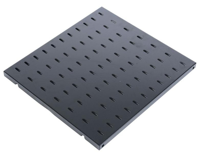 Полка перфорированная 19" ЦМО СВ-45-9005 черная