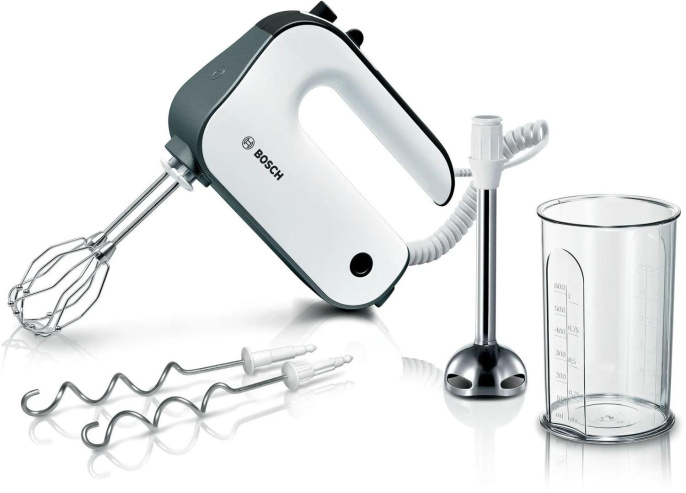 Миксер ручной Bosch MFQ49700 850Вт белый