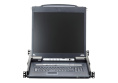 KVM консоль ATEN 17" 1-Local/Remote Share Access 8-Port PS/2-USB VGA Single Rail LCD KVM over IP switch CL5708IM-ATA-RG