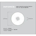 Диск отрезной по металлу OptiLine (125x2.0x22.2 мм) Inforce INB12520