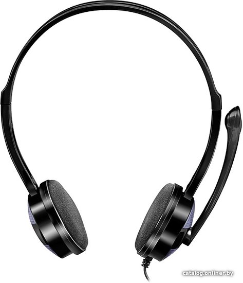Наушники Sven AP-151MV Black SV-015312 20 Гц - 20 кГц, 105 дБ, разъем 3,5 мм 4 pin для подключения к ПК, регулятор уровня громкости на кабеле