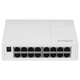 DAHUA DH-SF1016L16-портовый неуправляемый коммутатор 16 RJ45 10/100 Мбит/с;: 3.2 Гбит/с