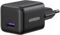 Сетевое зарядное устройство UGREEN X518 75613 18W USB-A GaN Fast Charger. Цвет: черный (75613_)