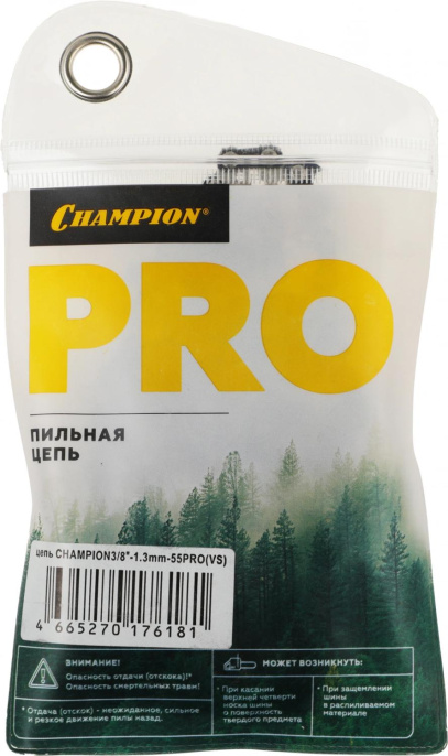 Цепь для цепных пил Champion A050-VS-55E 3/8" 55звеньев