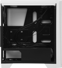 Корпус ATX Aerocool Cylon, Midi-Tower, без БП, белый [cylon wh]
