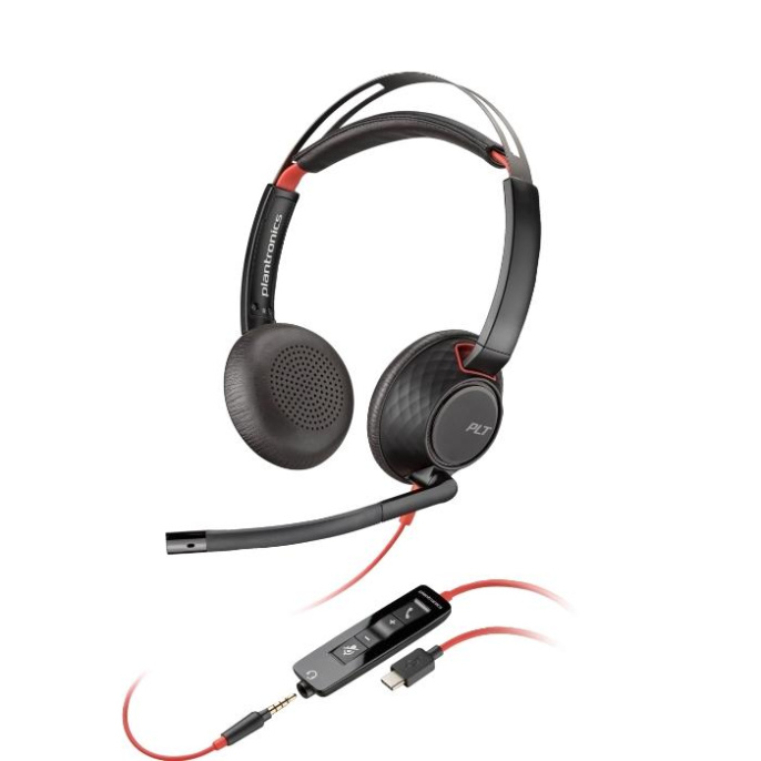 Гарнитура проводная Poly BW 5220 USB-C HS +3.5mmP +USB-C/A 8X231AA