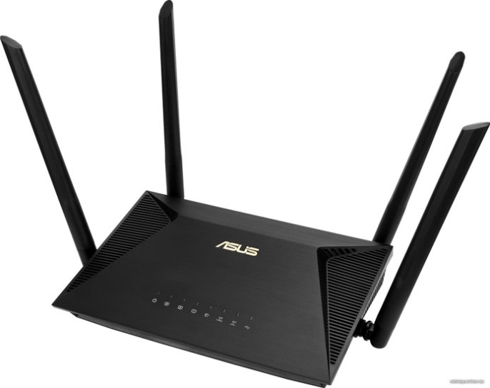 Маршрутизатор ASUS RT-AX53U WiFi 6 3x1G USB 1201+574Mbps 5GHz/2.4GHz (90IG06P0-MO3510)