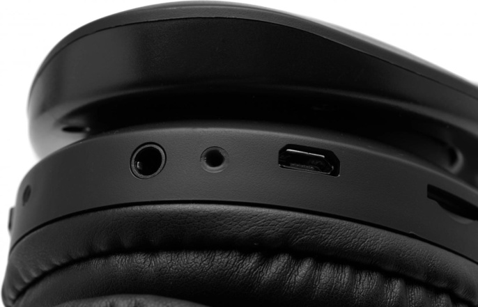 Наушники Digma BT-17, Bluetooth, накладные, черный [bt17b]