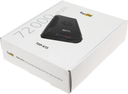 Мобильный аккумулятор TopON TOP-X73 72000mAh QC3.0/PD3.0/Qi 180W 5A USB-A/2xUSB-C беспров.зар. черный 103073