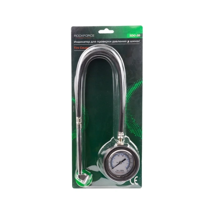 Индикатор для проверки давления в шинах грузовых а/м Rockforce 0-12 bar RF-SDG-20 57060