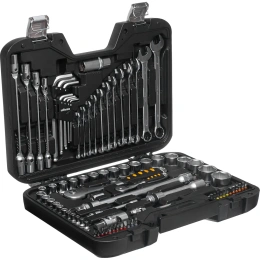 Набор инструментов Inforce 85 предметов 1/2", 1/4" Inforce, Сталь Cr-V, Профессиональный, 06-07-14