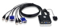 КВМ перевключатель ATEN 2-Port USB VGA Cable KVM Switch with Remote Port Selector CS22U-A7 CS22U-AT