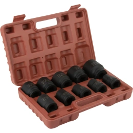 Набор ударных головок (10 предметов; 17-46 мм; 3/4") WIEDERKRAFT WDK-760