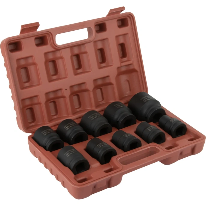 Набор ударных головок (10 предметов; 17-46 мм; 3/4") WIEDERKRAFT WDK-760