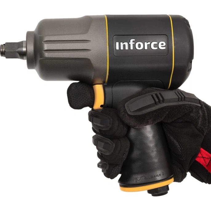 Ударный пневмогайковерт (1417 Нм; 1/2") Inforce IIW-1400