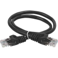 Патч-корд ITK категории 5е UTP 1 м черный PC09-C5EU-1M