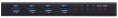 KVM-коммутатор ATEN US3344I-AT 4 x 4 USB 3.2 Gen 1 Industrial Hub Switch