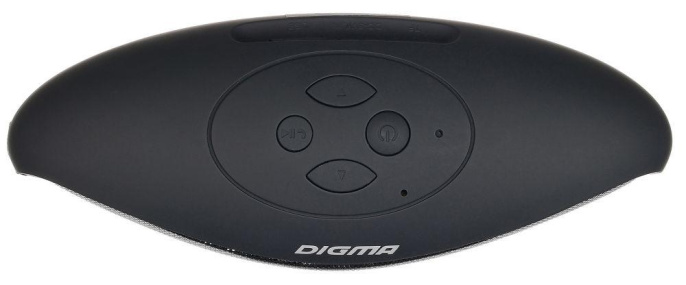 Колонка порт. Digma S-10 черный 3W 1.0 BT SP103B