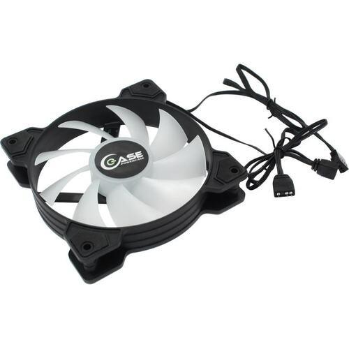Powercase Вентилятор M2 ARGB 120x120x25mm PWM, 4pin +ARGB Sync, 800-1500±10% об/мин Bulk