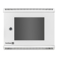 Шкаф телекоммуникационный 10" настенный 6U ExeGate EC-WM-6U.280.G.GREY (10”, 6U, 350x280x287mm (ШхГхВ), передняя дверь закаленное стекло, пыле- и влагозащита IP23, светло-серый RAL 7035) EX298623RUS