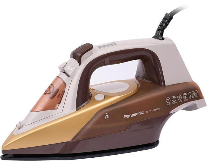 Утюг Panasonic NI-DTC555ATW, с паровым ударом, 2400Вт, с автоотключением, сандаловый