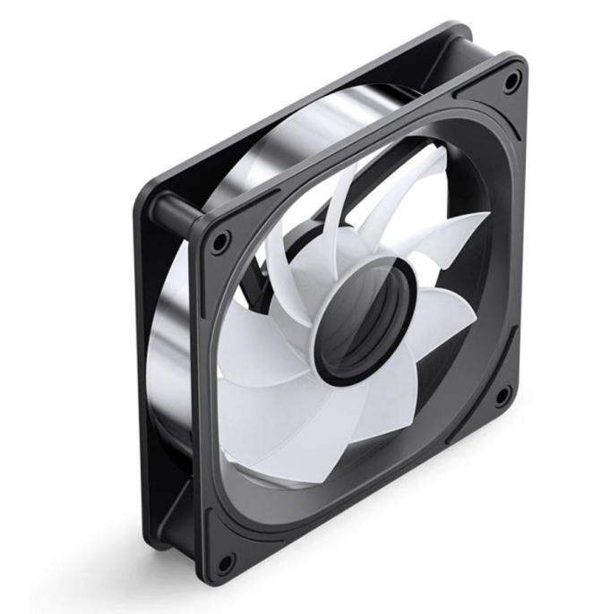 Кулер для корпуса/ Case Cooler JONSBO FR-606BR Reverse 120x120x25mm, 4-pin PWM, ARGB, 35.99CFM, 26.5dBA, 1500RPM, Black