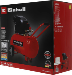 Компрессор поршневой Einhell TE-AC 270/50/10 масляный 270л/мин 50л 1800Вт красный/черный