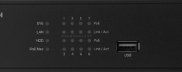 Видеорегистратор TP-LINK VIGI NVR1008H-8MP 8-канальный сетевой видеорегистратор PoE