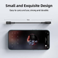 Кабель-адаптер ACEFAST C1-05 Lightning to DC3.5 aluminum alloy headphones adapter cable - Black AF-C1-05-BK