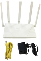 Wi-Fi роутер ORIGO OWR3030AXG, Wi-Fi 6, AX3000, 2.4/5ГГц, 3 WAN/LAN, белый [owr3030axg/a1a]