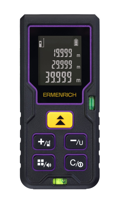 Лазерная рулетка Ermenrich Reel PLUS GD60, фиолетовый 85314