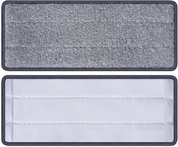 Набор для уборки со шваброй DEFENDER CM-401 серый,ведро 5л, 2 насадки,28401