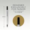 Стержень роллер Parker Quink Z01 тонкий F 0.5мм цвет чернил: черный, блистер [1950321]