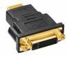 Переходник DVI Buro DVI-I f - HDMI m , черный [hdmi-19m-dvi-i f -adpt]