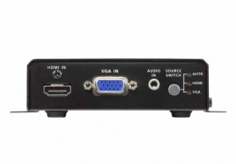 ATEN VC1280-AT-G Конвертер, VGA/HDMI+AUDIO HDMI, HD-DB15+HDMI+MIM-JACK HDMI, Female, Б.П. 5V, 3840x2160 30Hz 4:2:0;DDC2B;Analog + Digital stereo audio input