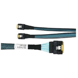КАБЕЛЬ-ПЕРЕХОДНИК Lr-Link SFF-8654 8i/SFF-8654 4i*2-0.8M LRSF5454 8i/4i -0.8M