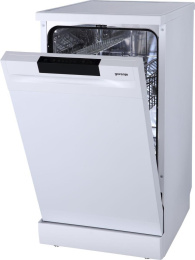 Посудомоечная машина Gorenje GS520E15W, узкая, напольная, 44.8см, загрузка 9 комплектов, белая