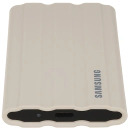 Внешний накопитель Samsung T7 Shield 1TB MU-PE1T0K/WW (бежевый), USB-C, запись - 1000МБ/с, чтение - 1050МБ/с
